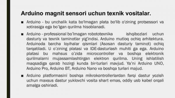 Magnit datchik yordamida motorni aylanishiI sonini sanaydigan dastur  va uning qiymatini 16x2 lcd manitoriga chiqaruvchi dastur tuzish - Image 3