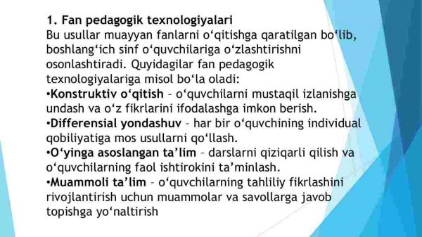 Boshlang'ich sinf o'qituvchisi fan va meta-predmet pedagogik texnalogiyalari - Image 3
