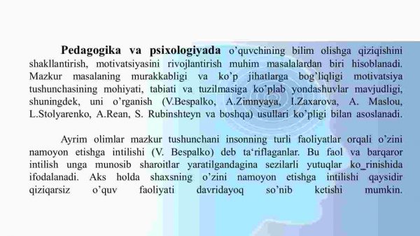 Motiv va motivatsiya - Image 3