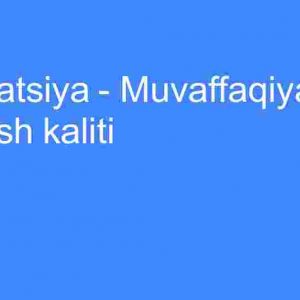 Motivatsiya - Muvaffaqiyatga erishish kaliti