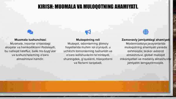 Muomala va muloqot qilish usullari - Image 2