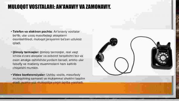 Muomala va muloqot qilish usullari - Image 4