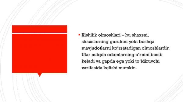 Olmosh so’z turkumi - Image 2