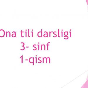 Ona tili darsligi