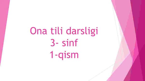 Ona tili darsligi