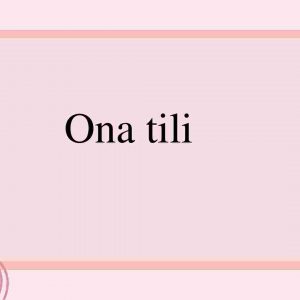 Ona tili