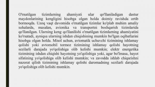 O’rnatilgan tizimlarning asosiy afzalliklari va kamchiliklari - Image 3