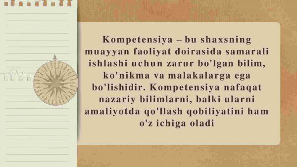 O'qituvchining ijtimoiy-kasbiy kompetensiyasi - Image 2