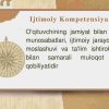 O'qituvchining ijtimoiy-kasbiy kompetensiyasi - Image 4
