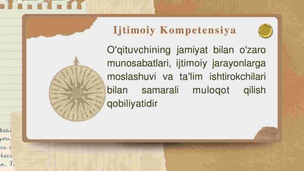O'qituvchining ijtimoiy-kasbiy kompetensiyasi - Image 4
