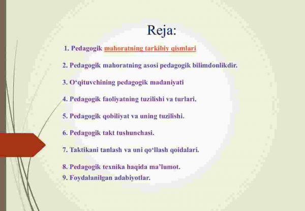 Pedagogik mahoratning asosiy tarkibiy qismlari - Image 2