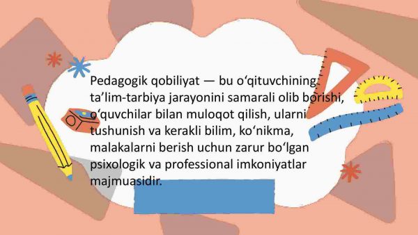 Pedagogik qobiliyatning turlari va ularning tasnifi - Image 2