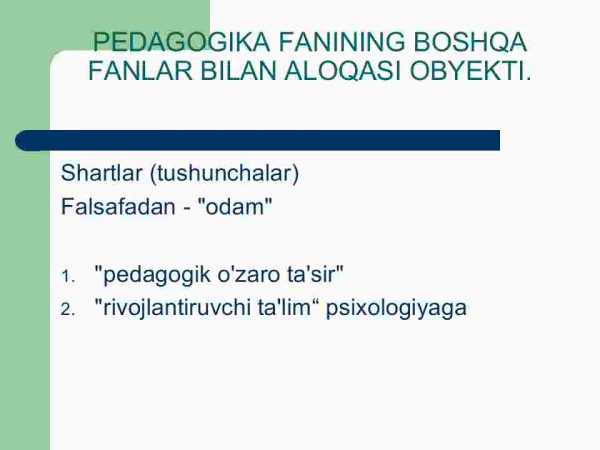 Gumanitar fanlar tizimida pedagogika. Pedagogika fanining tuzilishi - Image 3