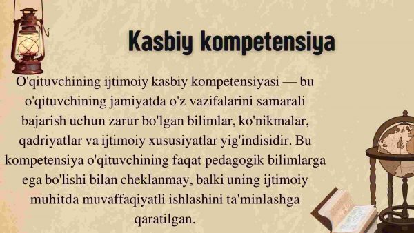 O'qituvchining ijtimoiy kasbiy kompetensiyasi - Image 2
