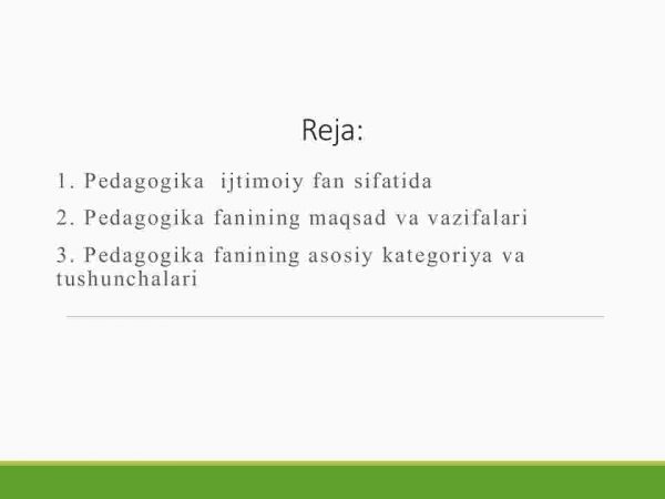 Pedagogika fanining maqsad va vazifalari - Image 2
