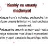 Pedagogning umumiy va kasbiy madaniyati - Image 3