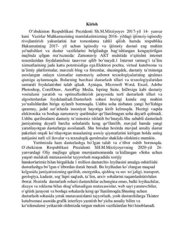 PyQt yordamida hisobot generatsiya yaratish dasturini yaratish. - Image 2
