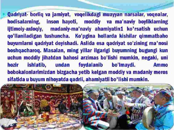 Qadriyat tushunchasining ma'nosi va uning umumiy tavsifi - Image 3