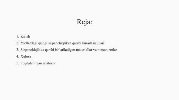 Yo’llardagi qishgi sirpanchiqlikka qarshi kurash usullari va ishlatiladigan materiallar va mexanizmlar - Image 2