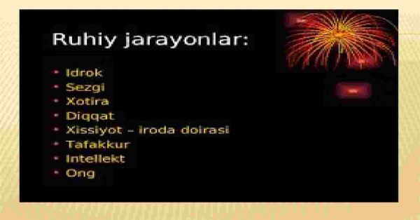 Ruhiy jarayonlar. Ong va uning xususiyatlari - Image 4