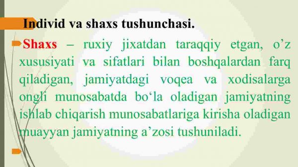 Shaxsning rivojlanishi, tarbiyasi va ijtimoiylashuvi. Yaxlit pedagogik jarayon​ - Image 3