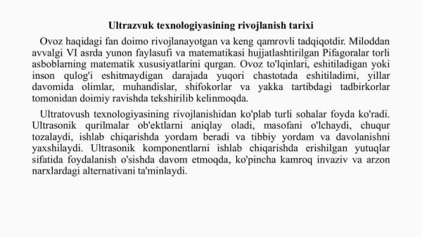Ultrazvuk yordamida signalizatsiya dasturi va loyixasini yaratish - Image 2