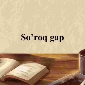 So’roq gap