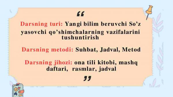 Dars ishlanma so’z yasovchi qo’shimachalar - Image 3