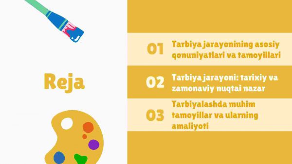 Tarbiya jarayonining mohiyati va mazmuni. Tarbiya qonuniyatlari va tamoyillari - Image 2