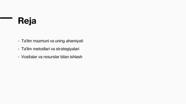 Ta'lim mazmuni. Ta'lim metodlari va vositalari - Image 2
