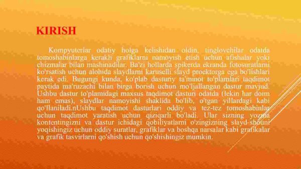 Taqdimot dasturlari (Power point, Prezi, Focuskiy va boshqa dasturlar) - Image 3