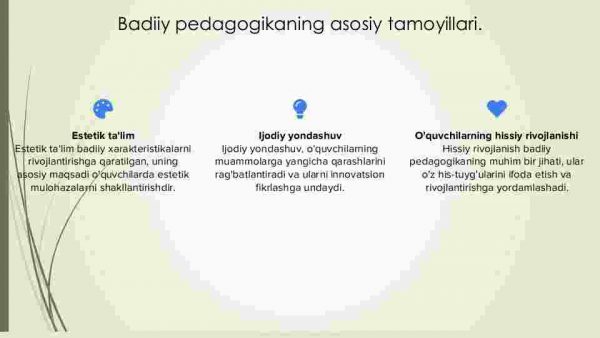 Tarbiya fani o‘qitishda badiiy pedagogika imkoniyatlaridan foydalanish - Image 4