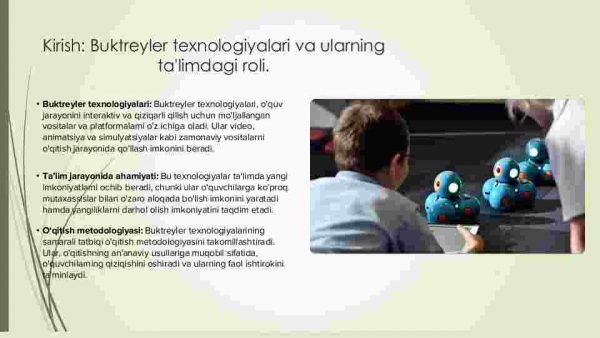 Tarbiya fani o‘qitishda buktreyler texnologiyalaridan foydalanish - Image 3