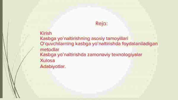 Tarbiya fani o‘qitishda o’quvchilarni kasbga yo’naltirish - Image 2