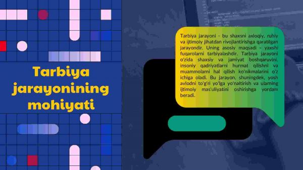 Tarbiya jarayonining mohiyati va mazmuni​ - Image 3