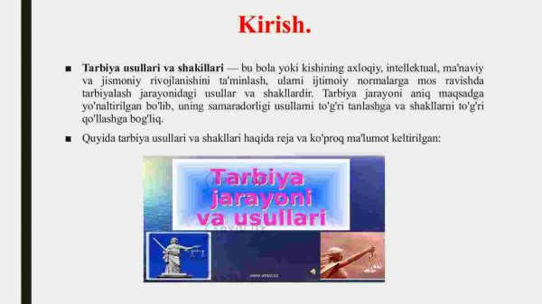 Tarbiya usullari va shakillari - Image 3
