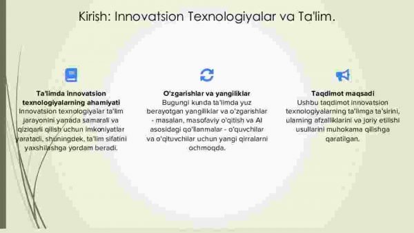Tarbiyada innovatsion texnologiyalarning o‘rni - Image 3