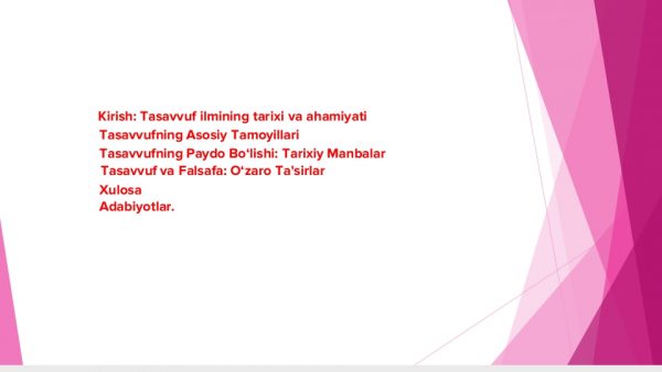 Tasavvuf ilmining paydo bo‘lishi - Image 2