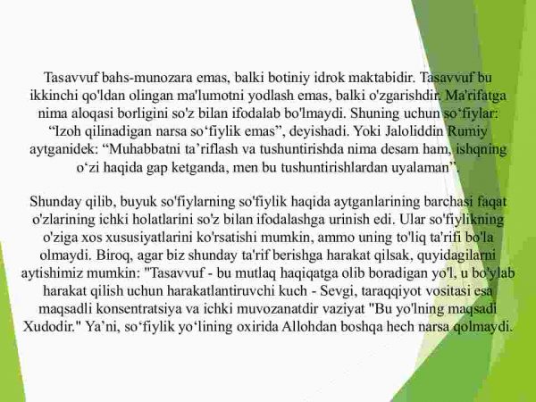 Tasavvuf bo'yicha diniy tadqiqotlar bo'yicha taqdimot - Image 4