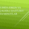 Ta’limda erkin va ochiq kodli dasturiy ta’minotlar