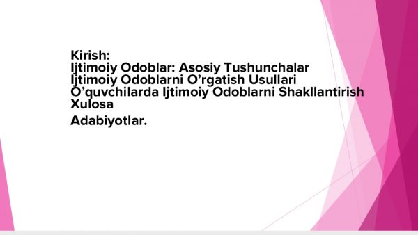 Umumta’lim maktablari o’quvchilarida ijtimoiy odoblarni shakllantirish - Image 2