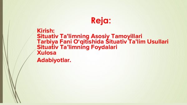 Umumta’lim maktablarida tarbiya fani o‘qitishda situativ ta’limdan foydalanish - Image 2