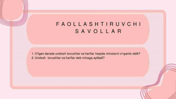 Undosh tovushlar - Image 4