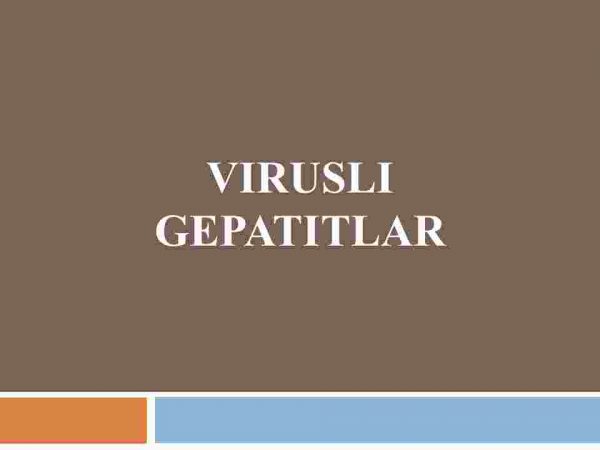 Virusli gepatitlar