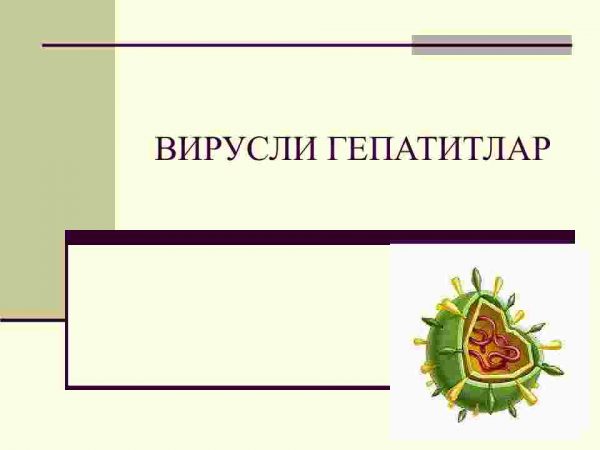 Virusli gepatitlar