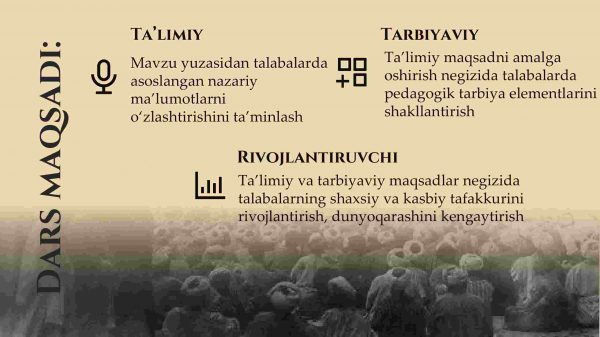 XIX asrning 2-yarmi - XX asrning 1-choragida Turkiston o‘lkasida tarbiya, maktab va pedagogik fikrlar. XVII asrdan XX asrning 1-choragida Turkiston o‘lkasida ayollar ta’limi masalasining faollashtirilishi va yoritilishining pedagogik sharoitlari​ - Image 4