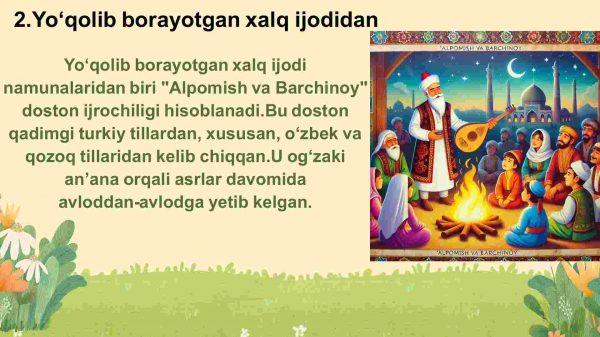 Xalq ogʻzaki ijodidagi kreativlik - Image 3