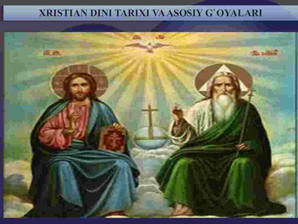 Xristian dini tarixi va asosiy g'oyalari