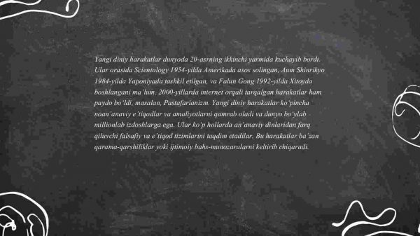 Yangi diniy talimotlar va sektalar - Image 3