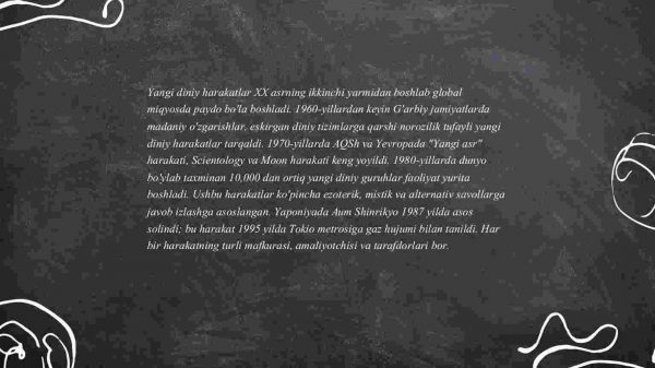Yangi diniy talimotlar va sektalar - Image 4